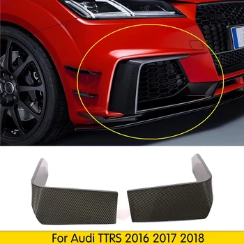 Lumina de ceață Acoperă Splitter Canard pentru Audi TT RS 2016-2018 Lampa de Ceață Cupwings Fibra de Carbon