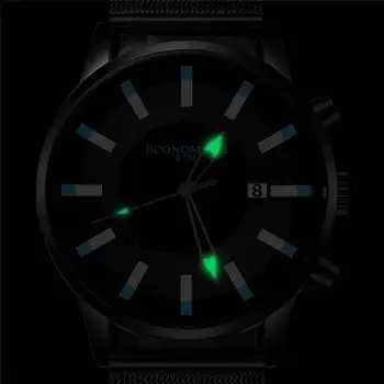 Luminos 2020 Mens Ceasuri Cadran Creativ Nou De Lux Casual, Simplă Bandă De Oțel De Afaceri Ceas Data Masculin Ceas Reloj Hombre