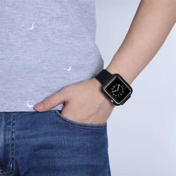 Magnetic Caz Acoperă pentru Apple Watch 6 5 4 SE 44mm 40mm Aliaj de Metal Protector pentru iWatch Seria 3 2 1 38mm 42mm Siguranță Stabil