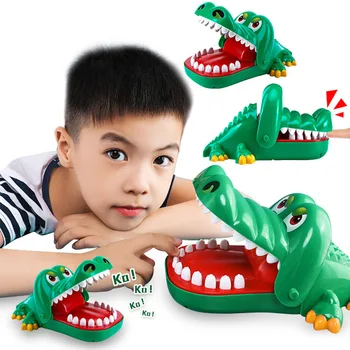 Mare Crocodil Musca Degetul Jucărie Musca Mana Crocodil Părinte de Copii este Dificil de Jucărie Decompresie Antistres Cadouri Amuzante Stres Fierbinte