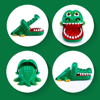 Mare Crocodil Musca Degetul Jucărie Musca Mana Crocodil Părinte de Copii este Dificil de Jucărie Decompresie Antistres Cadouri Amuzante Stres Fierbinte
