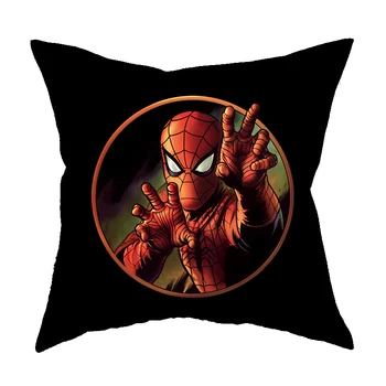 MARVEL Pernă Spiderman, Iron Man, Căpitanul Pernele de Acoperire 45*45 Decorare super-Erou fata de Perna Pillowcover Decor Dormitor Cadou