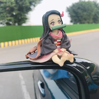 Masina Decoratiuni Interioare Anime Drăguț Papusa Kamado Nezuko Decorare Decorare Auto Papusa Auto Interioare Accesorii Coche