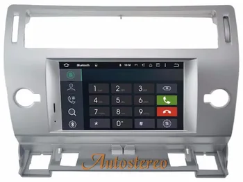 Masina DVD player navigatie GPS pentru Citroen C4/C-Quatre/C-Triumf 2004-2012 Unul din radio auto GPS Unitatii Android8.0/Android7.1