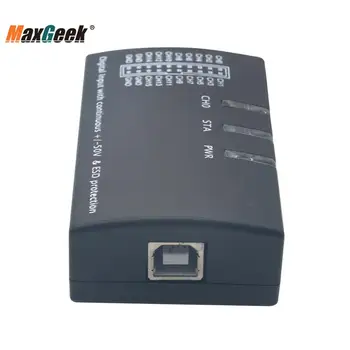 Maxgeek Mini Analizor Logic 100MHz Max Rata de Eșantionare 16CH Suport USB 1.2.10 Software