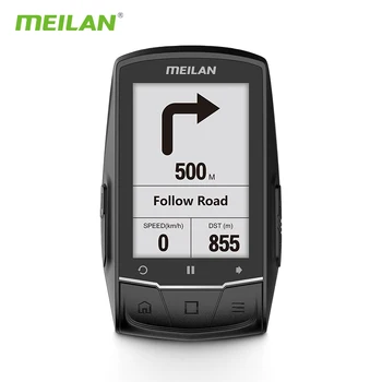 Meilan M1 GPS Fir de Calculator Bicicleta Vitezometru Bicicleta Mtb de Ciclism Kilometrajul Viteza Cadans Senzor Monitor de Ritm Cardiac Optional