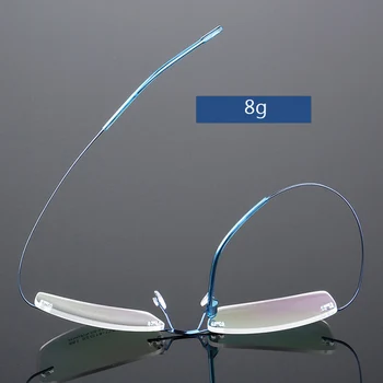 Memorie Titan Ochelari fără ramă Cadru Femei Barbati Ușor Optic Flexibil Ochelari Cadru Oculos De Grau Ochelari s129