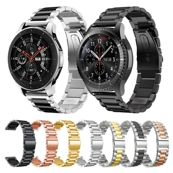 Metal Banda din Oțel Inoxidabil Pentru Samsung Galaxy Watch 3 45MM 42MM/46MM Brățară Inteligente Curele Pentru Unelte S3 Clasic de Frontieră Correa