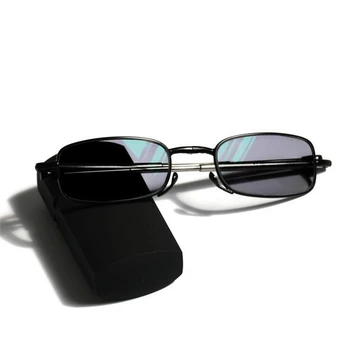 Mini Folding Soare Fotocromatică Terminat Miopie Ochelari de vedere Barbati Femei Pătrat Miopie ochelari de Soare de Scurtă cu deficiențe de vedere Ochelari de oculos de grau