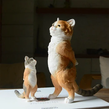 Mini Pisica Soareci Rășină Figurine Decor Acasă Animal Mouse Rat Ornamente Miniaturale Fairy Garden Decor Cadouri Decoracion Hogar Moderno