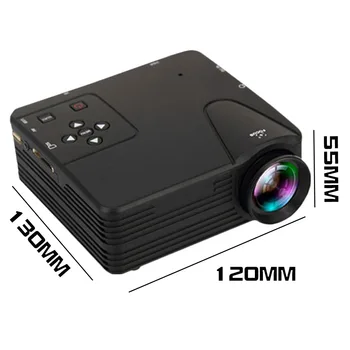 MINI Proiector contra cost WIFI Portabil LED Proiector Video 3D Full Hd Beamer pentru 1080P Smart Mobile Home Cinema Teatru New2020