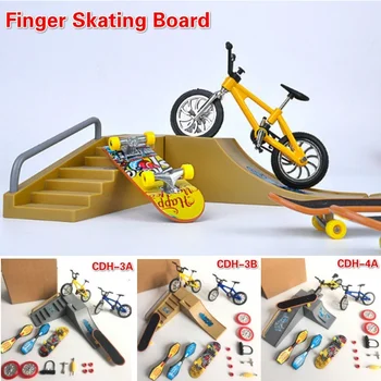Mini Scuter Două Roți Scuter Finger Skateboard pentru Copii Jucarii Educative Degetul Scuter Bicicleta