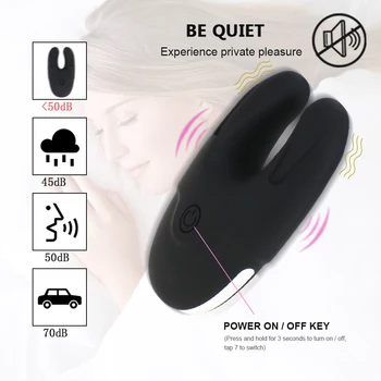 Mini Tip U Masturbari Jucarii Sexuale pentru Femeile de Silicon Vibrator punctul G Stimulator Dublu Vibratoare USB Reîncărcabilă Sex Erotic Produs