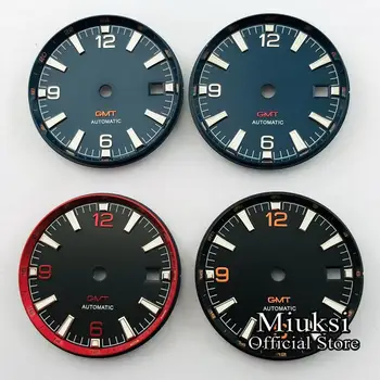 Miuksi 31mm luminos steril cadran de ceas pentru ETA 2836/2824,Miyota 8205/8215/821A/82series，Mingzhu DG 2813/3804 circulație