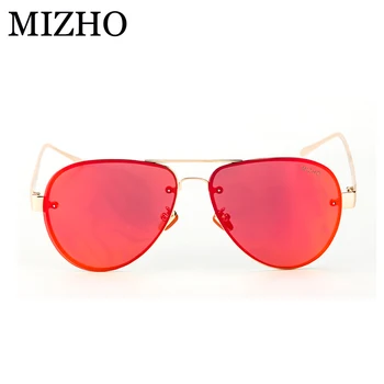MIZHO a Crescut de Aur Vidrio Stele de Lux pentru Bărbați ochelari de Soare Polarizati pentru Femei de Brand de Conducere Designer UVA oculos de sol Oglindă 2020