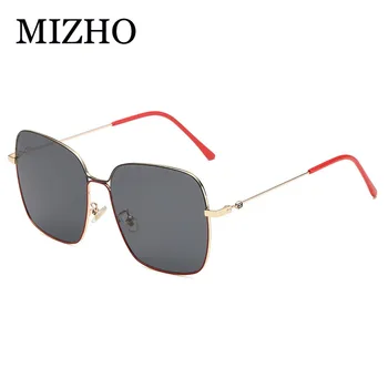 MIZHO Moda Profitabilă Pătrat Metalic Supradimensionat ochelari de Soare Femei Vintage de Calitate Gradient de ochelari Cadru Doamnelor Designer de Brand