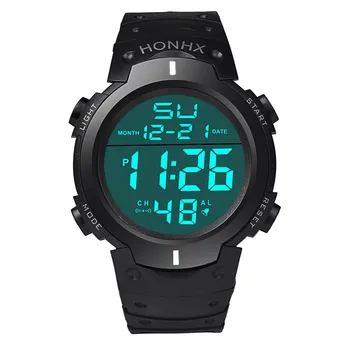 Moda Ceasuri Barbati Ceas Digital cu LED rezistent la apa LCD Cronometru Data de Cauciuc Sport Ceasuri Relogio Masculino Ceasuri Mens 202