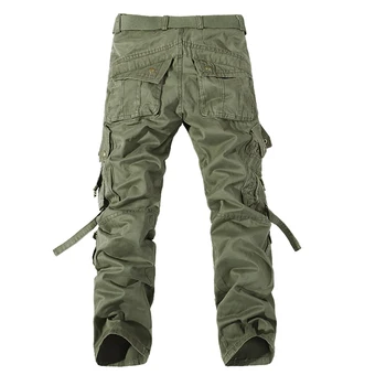 Moda Pantaloni De Marfă Tactice Pantaloni Barbati Pantaloni De Trening Casual De Inalta Calitate Din Bumbac Militare Sudoare Om Joggeri Camuflaj Plus Dimensiune
