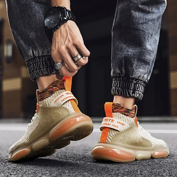 Moda pentru Bărbați Adidași Confortabil Barbati Pantofi Casual în aer liber Pantofi Alb Negru 2020 Om Dantelă-Up de sex Masculin de Mers pe jos Zapatillas de pantofi