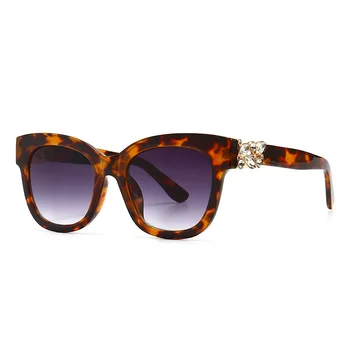 Moda Vintage Supradimensionat ochelari de Soare Femei Celebru Brand de Lux Design Retro Diamant Pătrat Ochelari de Soare UV400 Oculos Sol Feminino