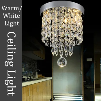 Moderne de Lumini cu LED-uri de iluminat Acasă, Dormitor Lămpi de Tavan Flush Mount Accesoriu Elegant Lumina Lampă de Cristal