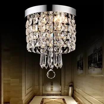 Moderne de Lumini cu LED-uri de iluminat Acasă, Dormitor Lămpi de Tavan Flush Mount Accesoriu Elegant Lumina Lampă de Cristal