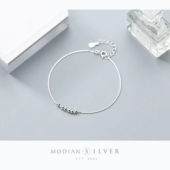 Modian 2020 Nou Design Simplu Farmecul Margele Brățară de Lanț pentru Femei Argint 925 Petrecere Fine Bijuterii Accesorii Cadou