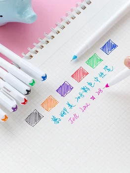 Monami 0,4 mm Pix cu Gel Vârful de Metal Desen Creion Pentru Schita Doodle Pictura 8 Culori Disponibile coreeană pentru Școală, Rechizite de Birou