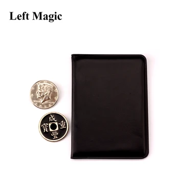 Monede din piele Trucuri de Magie Mentală Monede Antice Monede Magice cu Monede de Transpunere Accesorii Close Up Magic Recuzita Iluzii