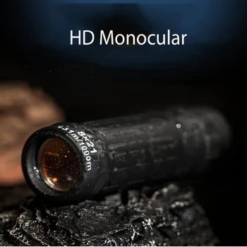 Monocular 8X21 Telescop Monocular Night Vision Negru Camuflaj HD Optic 10X Focus Monocula Telescop pentru Călătorie de Vânătoare