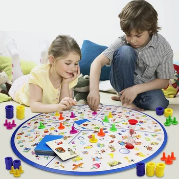 Montessori Puzzle Copii Detectivii Caută Graficul Tabla De Joc Din Plastic Puzzle Creier De Formare Joc De Educație Kit De Învățare Cadouri