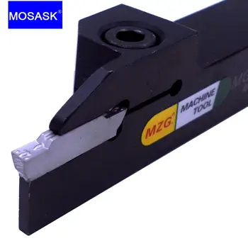 MOSASK MGEHR 20MM 25MM CNC Groove Cutter Lathe Toolholder MGMN Insertii Carbură Lama Cilindrice Cioplire Cut-Off-Unelte de strungarie
