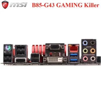 MSI B85-G43 GAMING original, placa de baza DDR3 LGA 1150 USB2.0 USB3.0 DVI HDMI VGA 32GB B85 i3 i5 i7 B85 folosit placa de baza Desktop