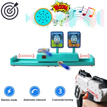 Mutarea Țintă Digital Auto-Reset Electronice de Notare Tir cu 20buc EVA Refill Darts pentru Copii Pistol Nerf Jucarii Practica