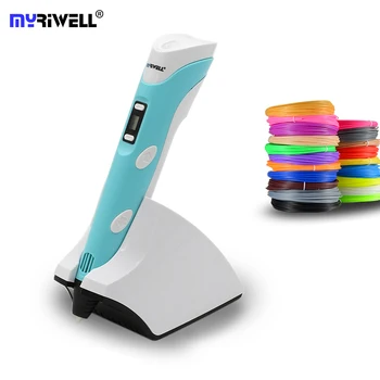 Myriwell 3D Pixuri 4-a Generație 3.7 V 1500mAH Încărcare Wireless DIY Imprimantă 3D Stilou pentru Copii Inteligente cele Mai Avansate Cadouri