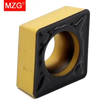 MZG 10buc CCMT 09T3 08 04 Oțel de Cotitură Plictisitor de Tăiere CNC Strung de Prelucrare Toolholders Solidă Carbură de Tungsten Insertii