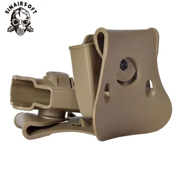 Mâna dreaptă Cureaua Zbaturi Platforma Tactic Pistol Pistol Tocuri cu Revista Clip Husă Pentru Vânătoare IMI Toc pistol Glock 17 19