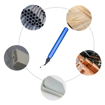 Mâner Burr Debavurare Metale Remover Instrument de Tăiere cu 10buc Rotativ Deburr Lame pentru Eliminarea din Aluminiu, Cupru, Lemn, Plastic