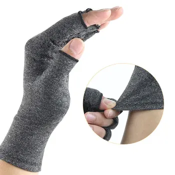 Mănuși de protecție Artrita Dureri de Relief Comune de Îngrijire a Sănătății Jumătate-deget Arhtitis Mănuși Bărbați Femei Terapia de Compresie Mănuși