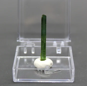 Natural Brazilia turmalina verde cristal mineral exemplare pietre și cristale de cuarț, cristale dimensiuni cutie 3.4 cm cutie gratuit