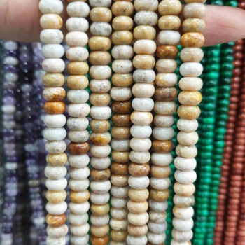 Naturale Nebun Agate stone șirag de mărgele abacus margele bijuterii DIY consumabile brățară colier accesorii 15 cm