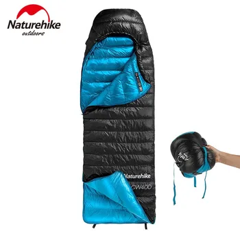 Naturehike CW400 Ultralight 750FP de Gâscă în Jos Sacul de Dormit Compact adult Sac de Dormit pentru vreme rece backpacking Drumetii, Camping