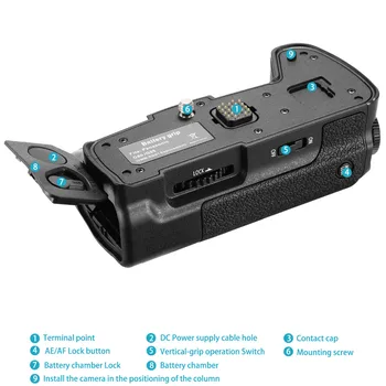 Neewer Camera Vertical Grip Baterie Înlocuire pentru Original DMW-BGG1 pentru Panasonic G80 G85 Camera de Lucru cu Baterie