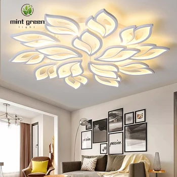 New Sosire Led-uri Candelabru Modern Flori Pentru Camera de zi Dormitor control de la distanță/de sprijin APP Home design corp de iluminat