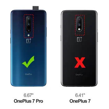 NEWDERY pentru OnePlus 7 Pro Baterie Caz, 4700mAh Slim Extins Încărcător Caz cu TPU Ridicat Ramele, Reîncărcabilă Caz de Încărcare
