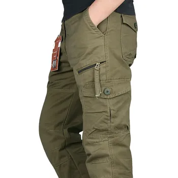 Noi 2019 Bărbați Pantaloni De Marfă Multiple Buzunare Militare Tactice Pantaloni Barbati Uza Streetwear Armata Direct Pantaloni Casual Pantaloni Lungi