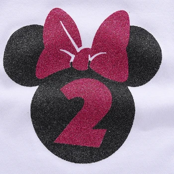 Noi de Vara Drăguț Pufos Rochii 0-2T Copilul Nou-născut Costum Mouse-ul de Lux Prima zi de Naștere Copil Rochie pentru Fete Haine Botez