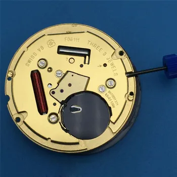 Noi Elvețian ETA F06.111 Ceas de Cuarț Circulație la Data de 3' Data la 6' Uita-te la Repararea Pieselor Cu Baterie și Reglarea Tijei