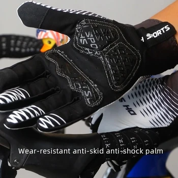 Noi Mănuși de Ciclism cu Ciorapi Deget Plin Sport rezistent la Șocuri Anti-Alunecare MTB Ecran Tactil de Biciclete Mănuși Bărbați Femei Manusi de Bicicleta