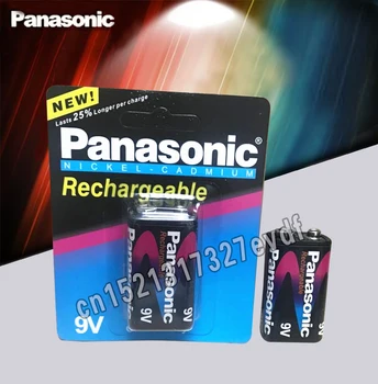 Noi, Originale, Originale Panasonic 9V 220mah 6F22 Ni-CD baterii Reîncărcabile